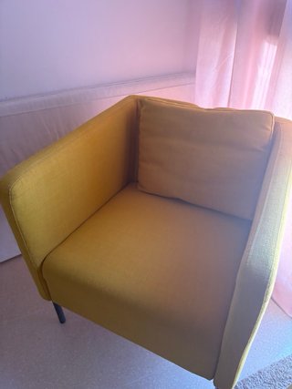 Butaca amarilla mostaza Ikea