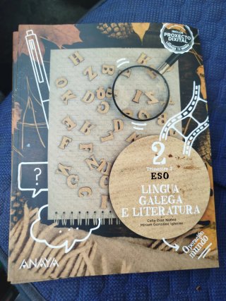 Libro lengua e literatura ANAYA 2 ESO. 3° TRIMESTR
