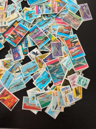 Lote + 400 Sellos Aviones