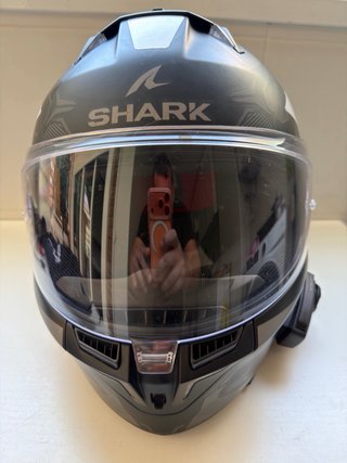 Casco Shark Skwal i3 M + Intercom Sena Spider ST1