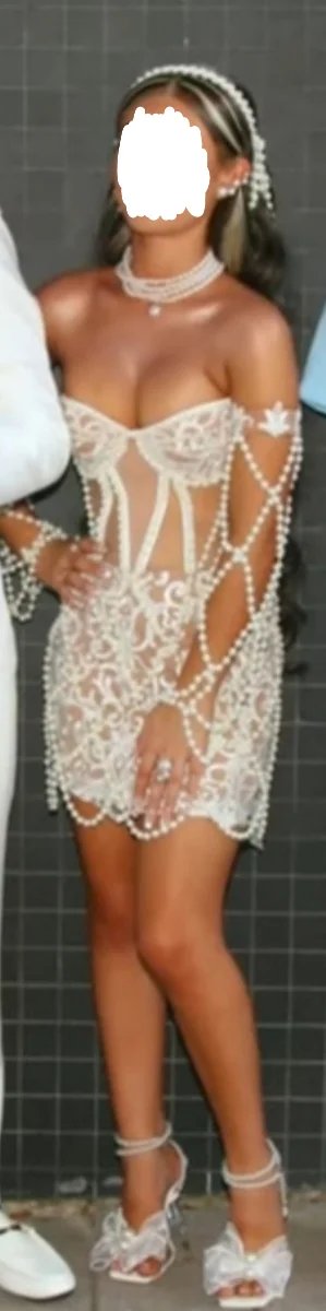 Vestido de encajeYperlas Solo ese uso mandado acer