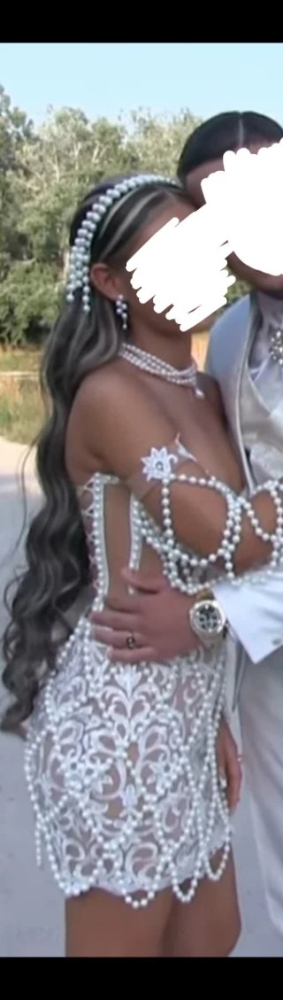 Vestido de encajeYperlas Solo ese uso mandado acer