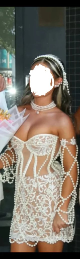 Vestido de encajeYperlas Solo ese uso mandado acer