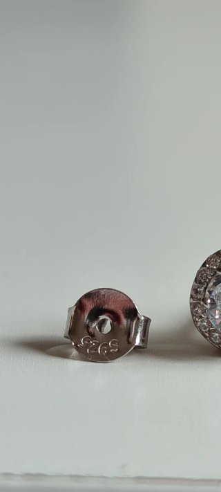 Pendientes tipo pandora Plata 925 forma Rosa