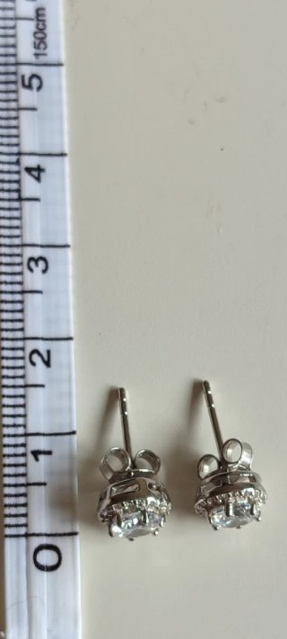 Pendientes tipo pandora Plata 925 forma Rosa