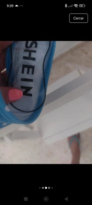 Bikini azul lunares con etiquetas Talla M