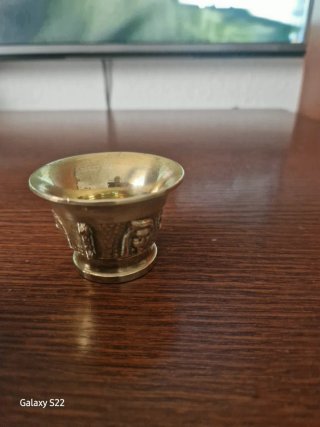 Juego de 6 objetos de bronce