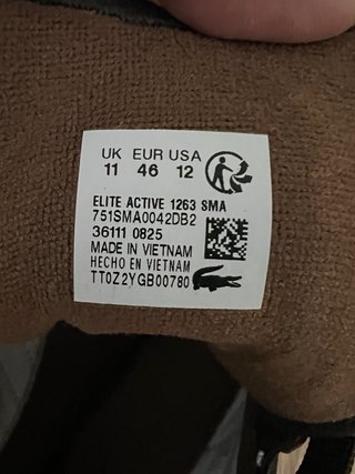 Zapatillas Lacoste Marrones Talla 46