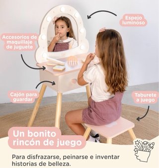 Tocador Infantil Nene Toys con Espejo Luminoso