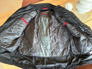 Chaqueta moto hombre