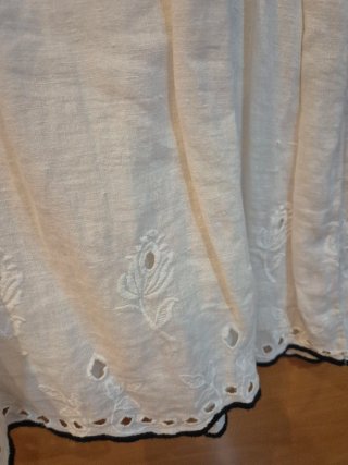 Vestido corto Búho lino algodón T. XS-S