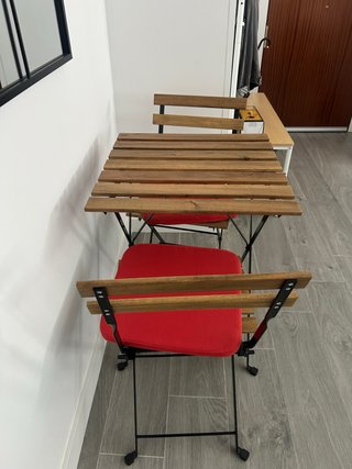 Mesa y Sillas Terraza Plegables