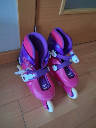 Patines Oxelo niña talla 28-30 3 ruedas