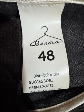 Berna Blazer Uomo Grigio Tg 48 (Veste 46)