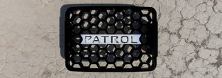 Cubierta rejilla snorkel Nissan Patrol - 3D