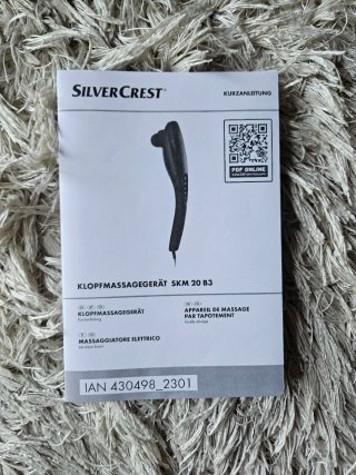 Pistola masaje SilverCrest (5 cabezales, 5 niveles