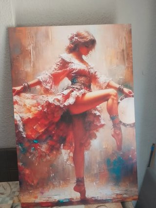 Cuadro Decoración Bailarina Flamenca