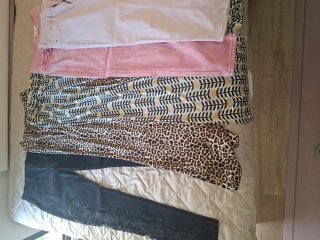 Lote 9 pantalones variados