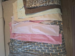 Lote 9 pantalones variados