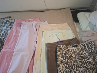 Lote 9 pantalones variados