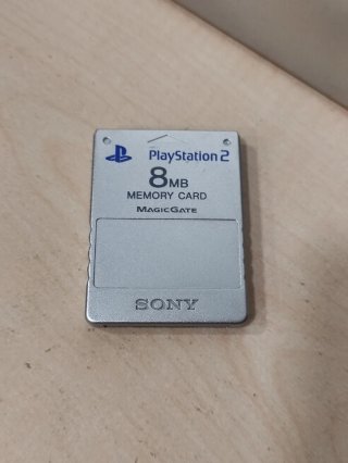 Consola Sony PS2 Plata Silver + memory card