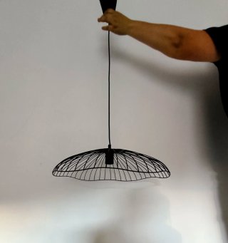 Lámpara colgante de metal negra La Maison du Monde