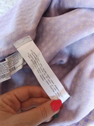 Vestido Zara cuadros rosa/lila Talla S