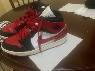 Zapatillas  original Jordan Air Negras y Rojas
