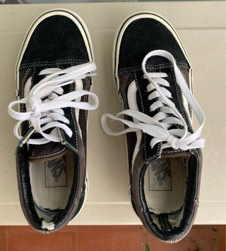 Zapatillas Vans Plataforma Negras y Blancas