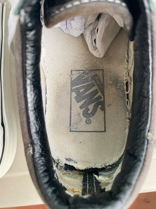 Zapatillas Vans Plataforma Negras y Blancas