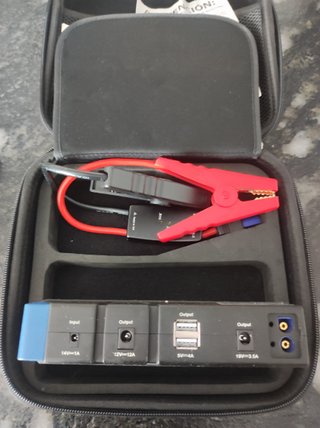 Mini arrancador y cargador de batería coche