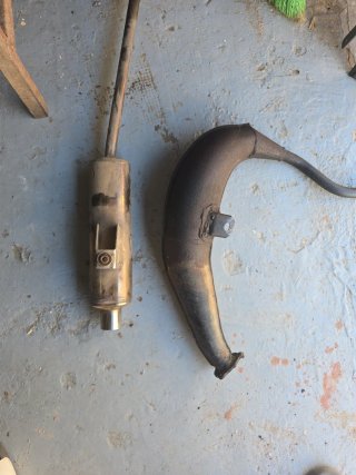 Silencioso y escape de moto Derbi gpr y aprilia rs