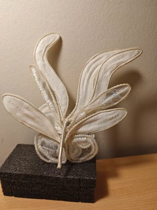 Tocado Novia/Eventos Vintage Perlas y Lentejuelas