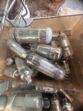 Lote Válvulas Antiguas Tubos Electrónicos