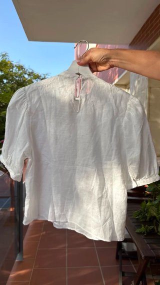 Blusa ZARA Blanca Talla Única