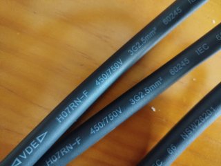 Manguera 3 hilos 2.5mm. 3 Metros