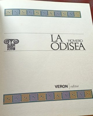 Libro "La Odisea" de Homero