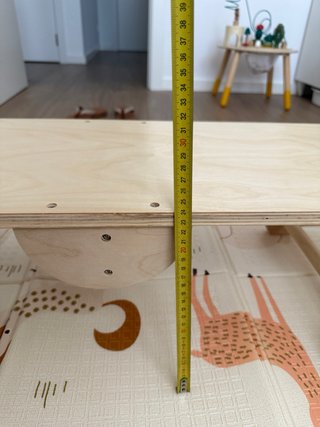 Tabla Equilibrio Montessori Madera