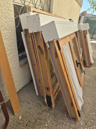 Ventana aluminio,doble cristal, persiana 1,24x1,16