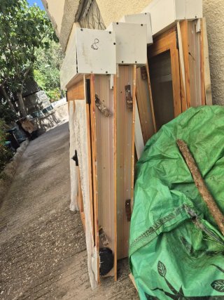 Ventana aluminio,doble cristal, persiana 1,24x1,16