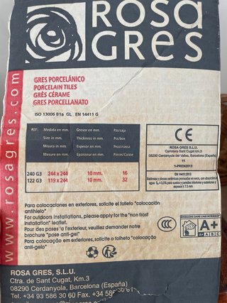 Suelo gres porcelánico exterior antideslizante