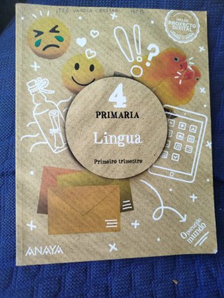 Libro Lingua 4° ESO ANAYA. 1er Trimestre