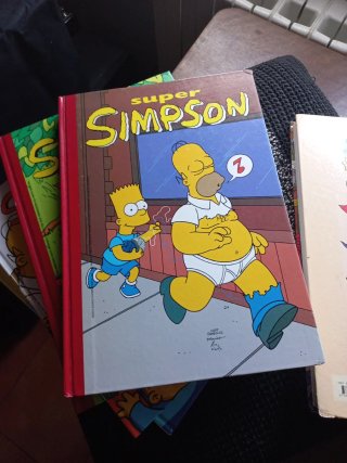 Lote 3 Super Simpson + 2  Simpson Magos Humor