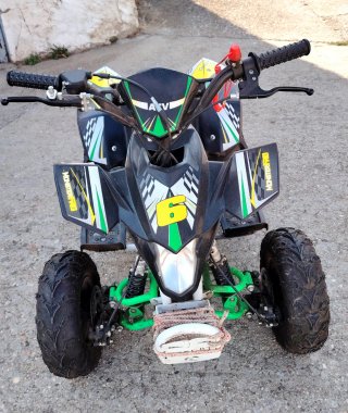 Mini Quad MonsterPro 49cc Negro/Verde