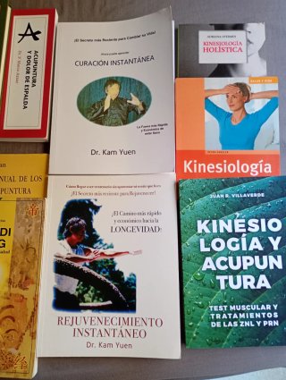 12 Libros MTC: Acupuntura, Kinesiología, Yuen
