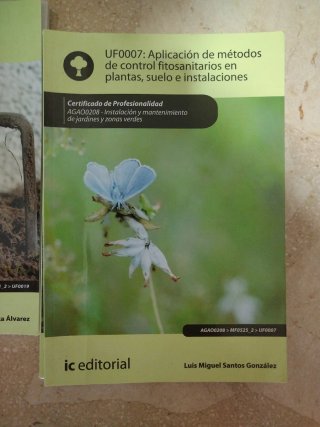 Aplicación de métodos de control fitosanitarios...