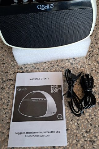 Q.Bell Mini Boom Box multifunzione