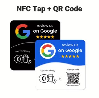 Tarjeta Google review NFC & QR