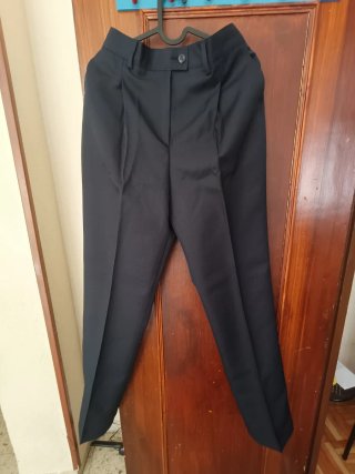 Pantalón vestir mujer negro 34x110cm