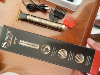 Cortapelos Inalámbrico Negro y Dorado
